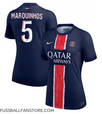 Paris Saint-Germain Marquinhos #5 Replik Heimtrikot Damen 2024-25 Kurzarm